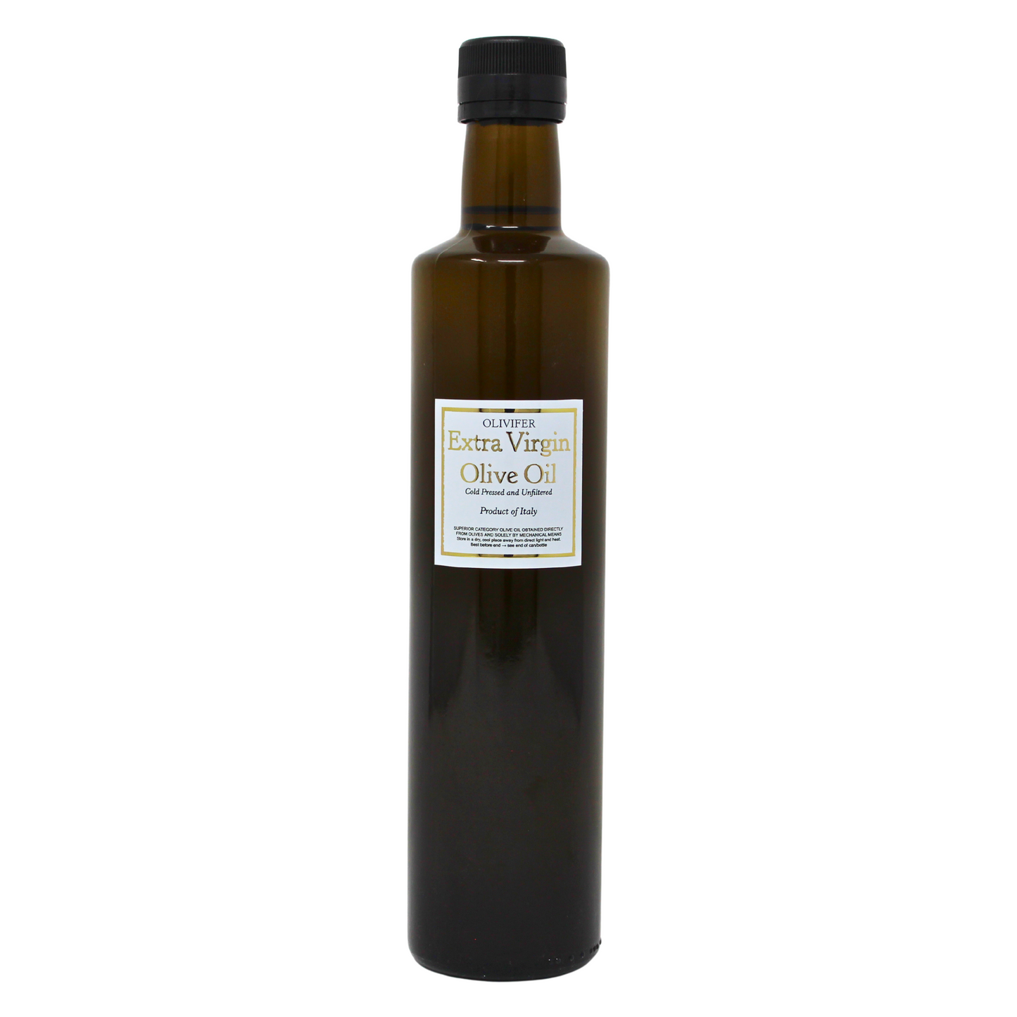 Olivifer Unfiltered Extra Virgin Olive Oil 500 mL Bottle (Brown)