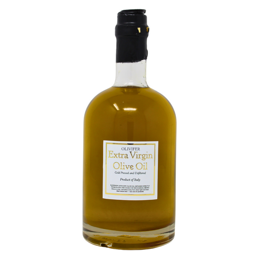 Olivifer Unfiltered Extra Virgin Olive Oil 500 mL Clear Bottle