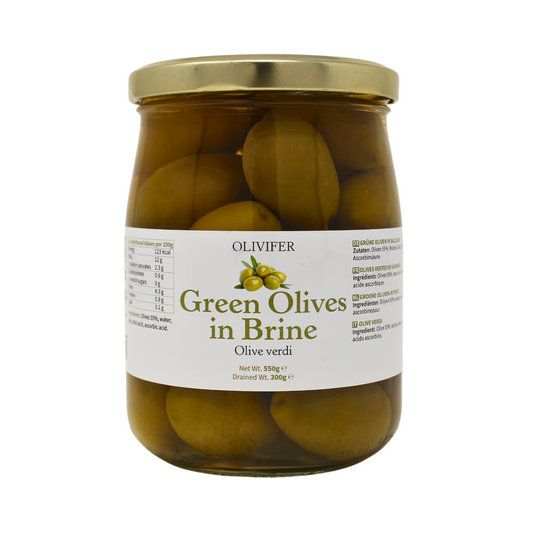 Olivifer Green Olives in Brine 550g