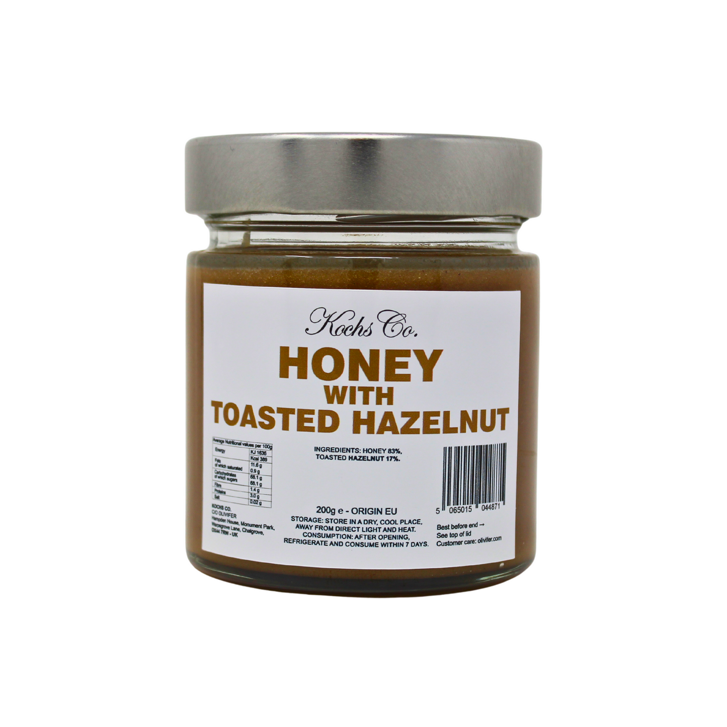 Kochs Co. Honey with Toasted Hazelnut Cream 200g