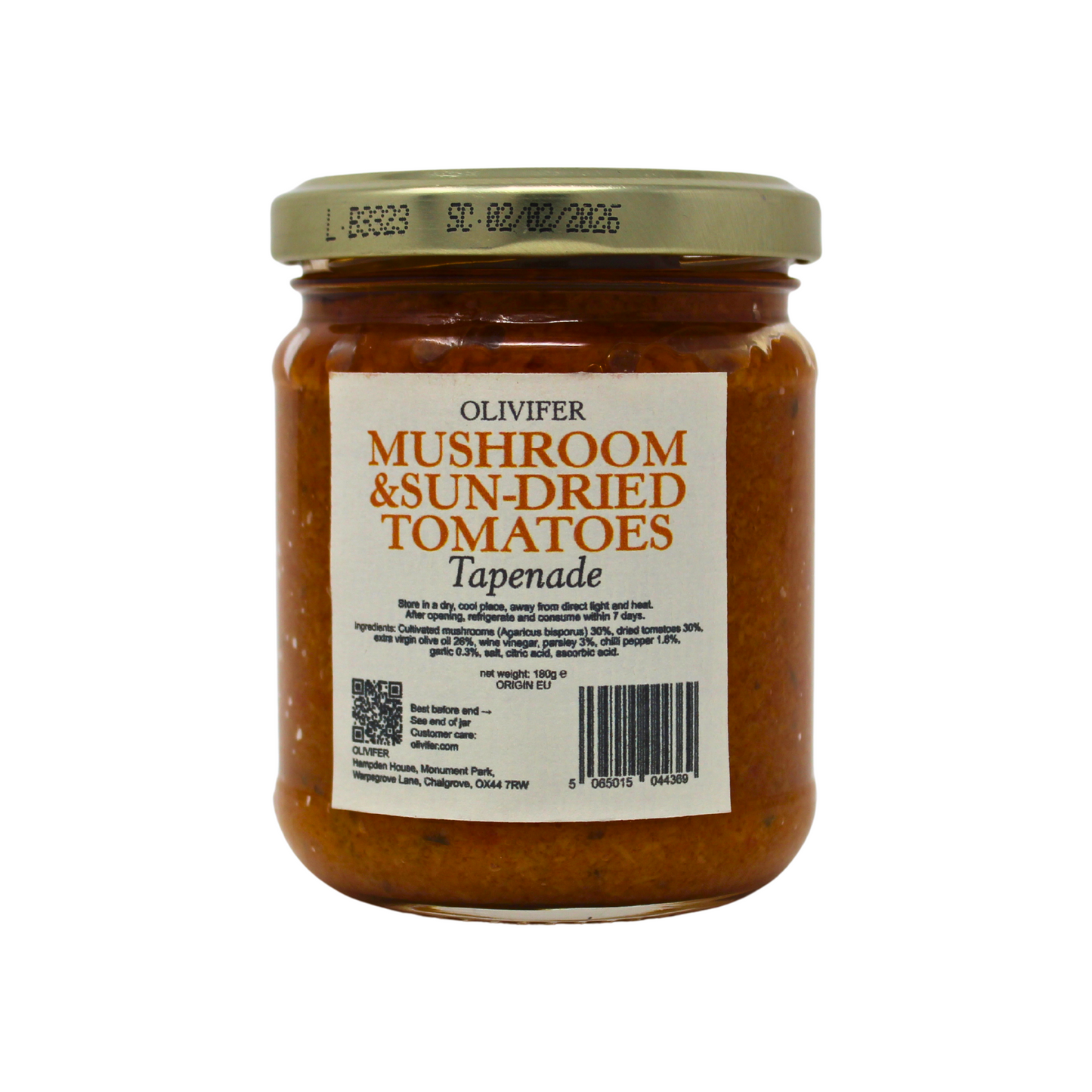 Olivifer Mushroom & Sun-dried Tomato Tapenade  180g