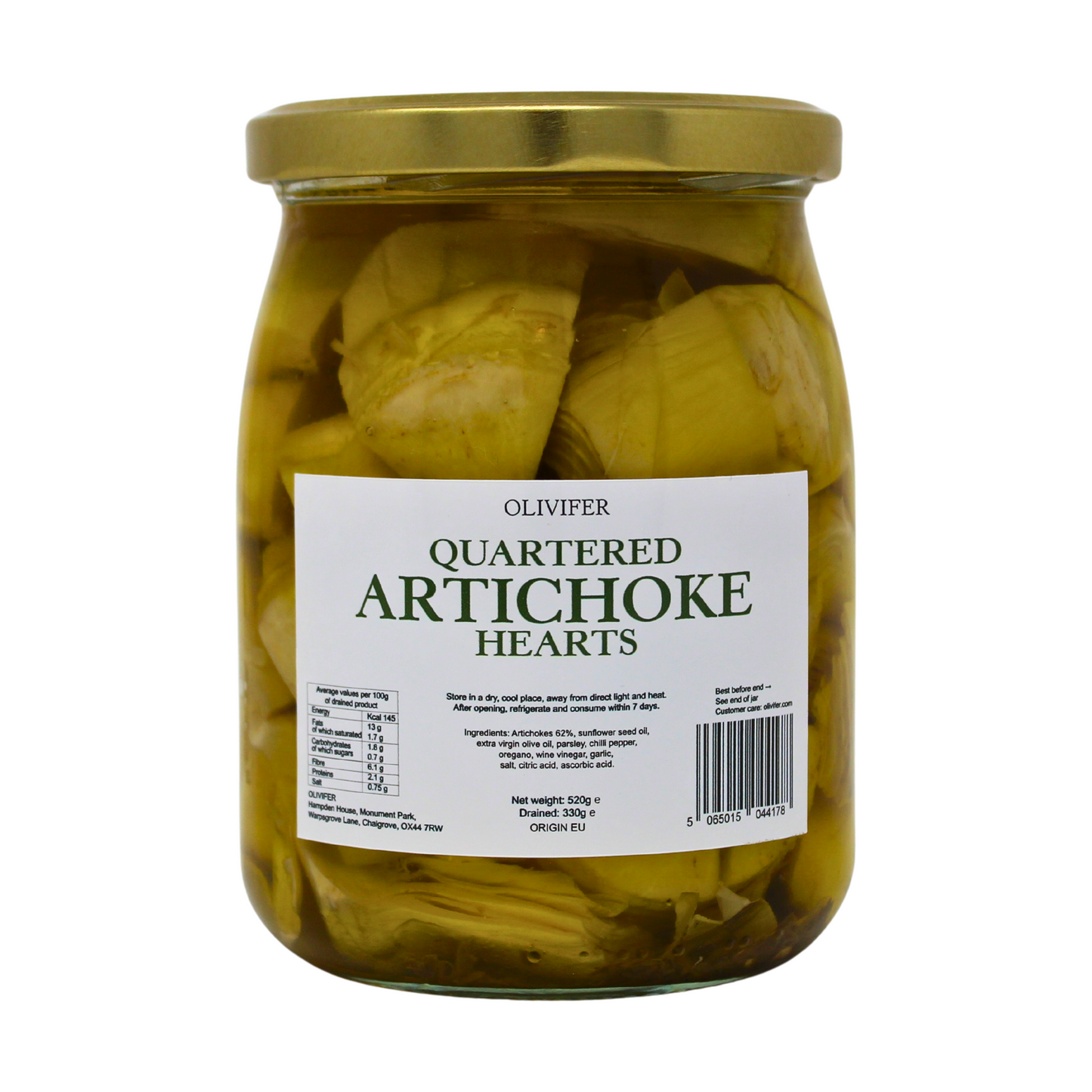 Olivifer Quartered Artichoke Hearts 520g