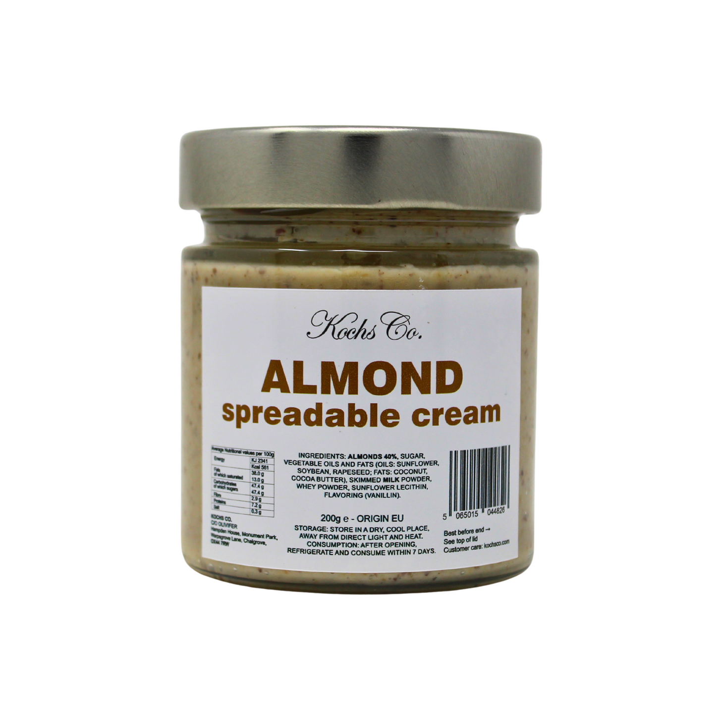 Kochs Co. Almond Cream 200g