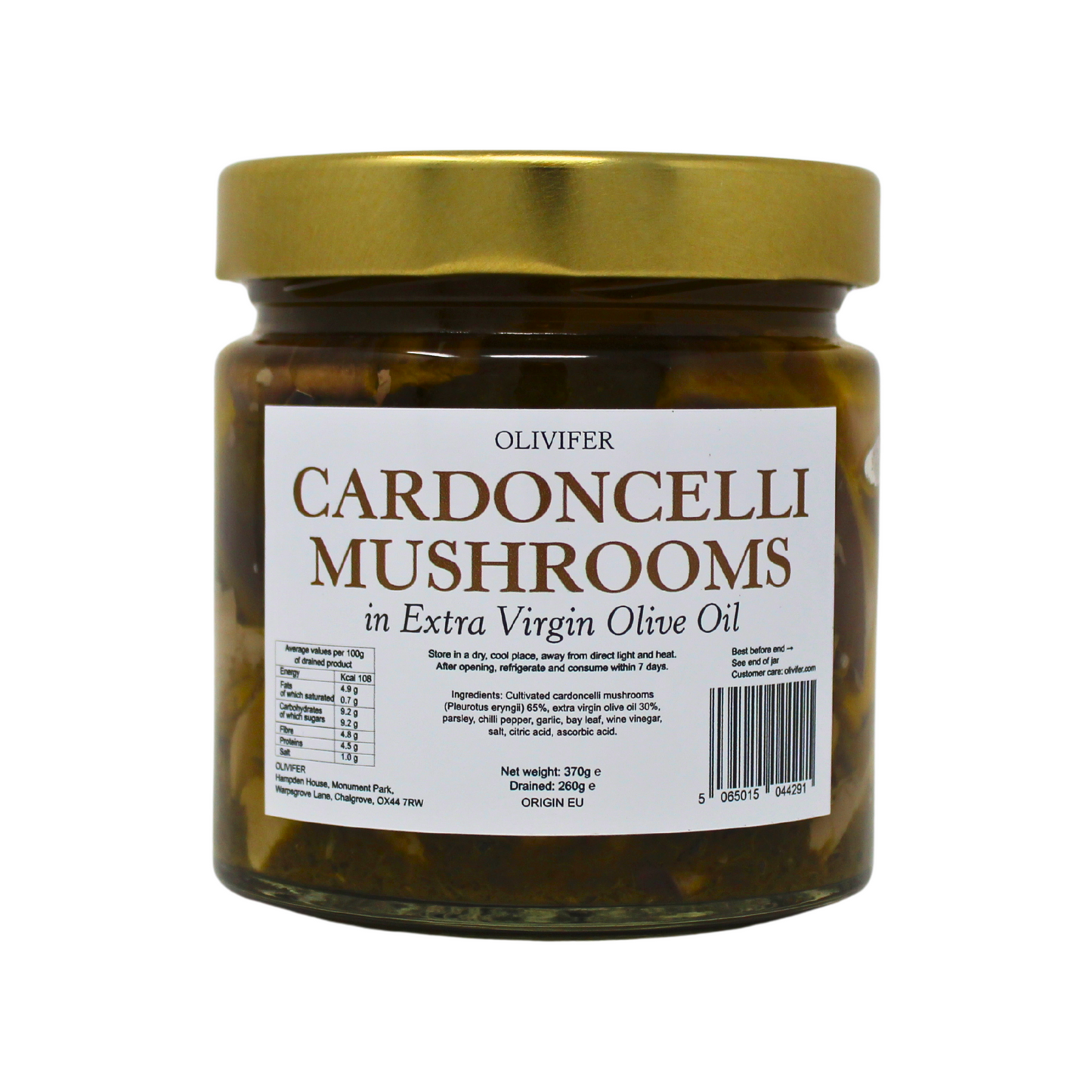 Olivifer Cardoncelli Mushrooms in Extra Virgin Olive Oil 370g