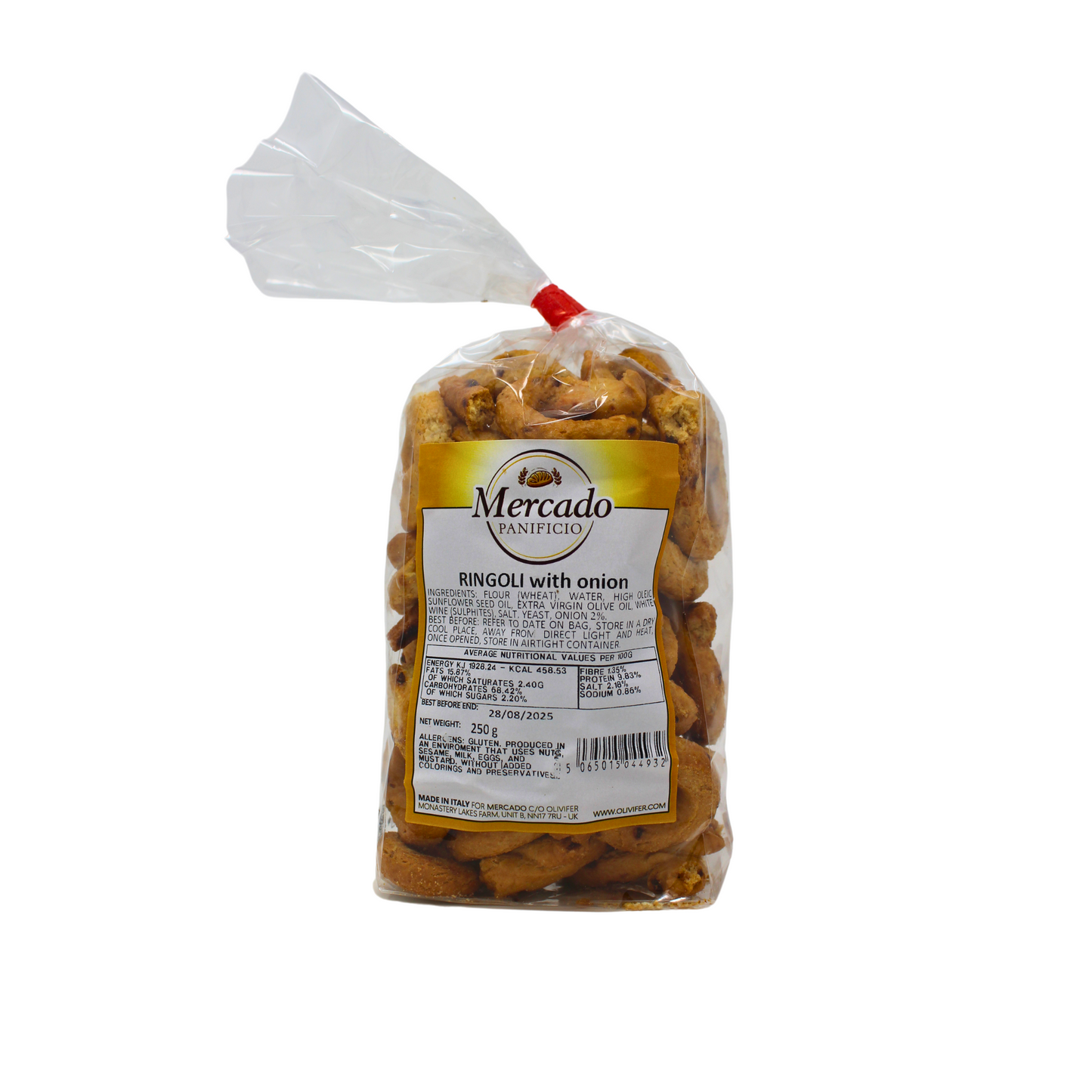 Mercado Ringoli (Taralli) - Onion 250g