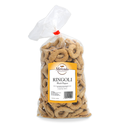 Mercado Ringoli (Taralli) - Black Pepper 400g