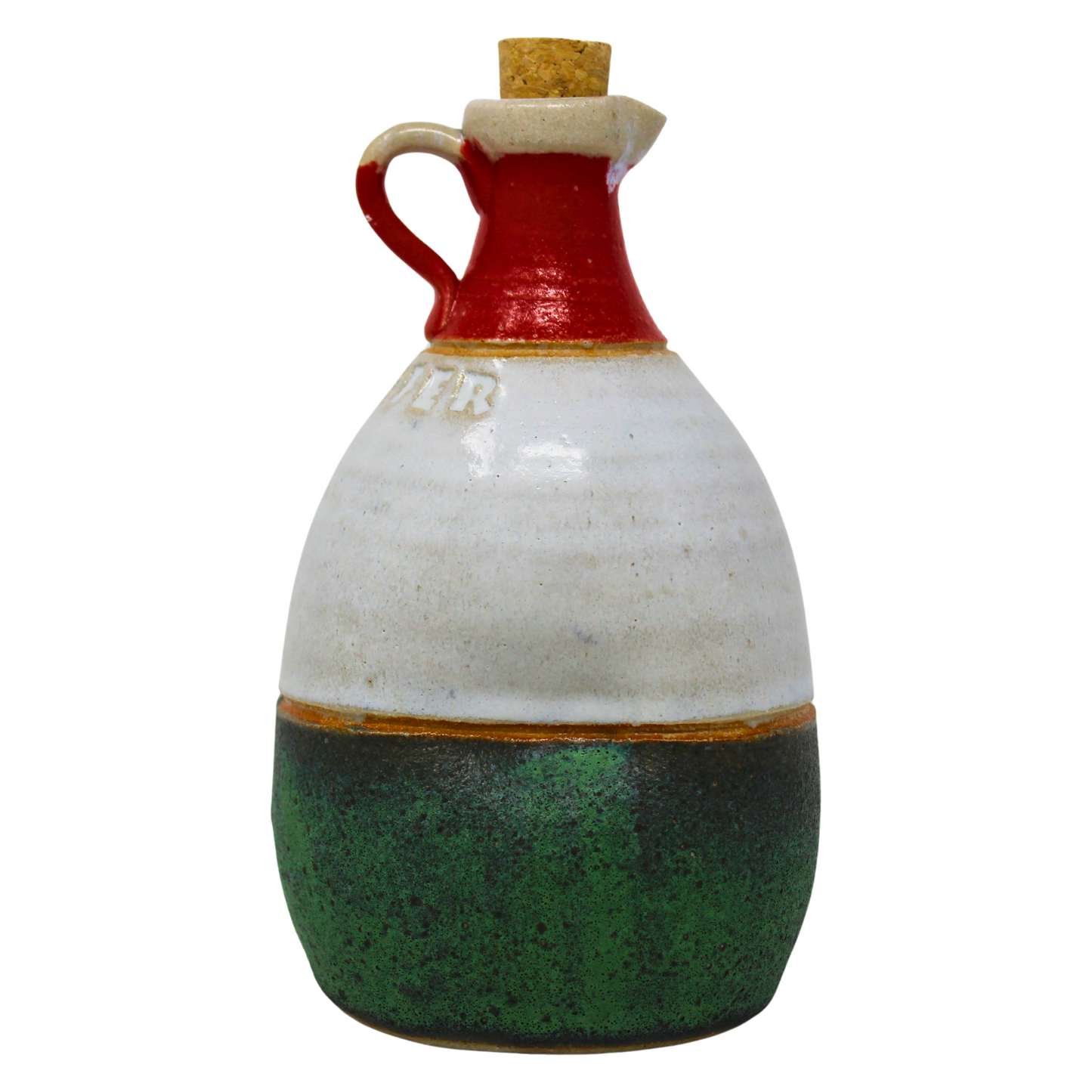 Olivifer Tricolore: Extra Virgin Olive Oil in British Terracotta Bottle 500 mL